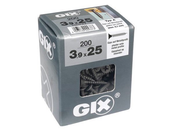 Lot De 200 Vis Acier Tête Fraisée Pozidriv Spax, Diam.3.9 Mm X L.25 Mm