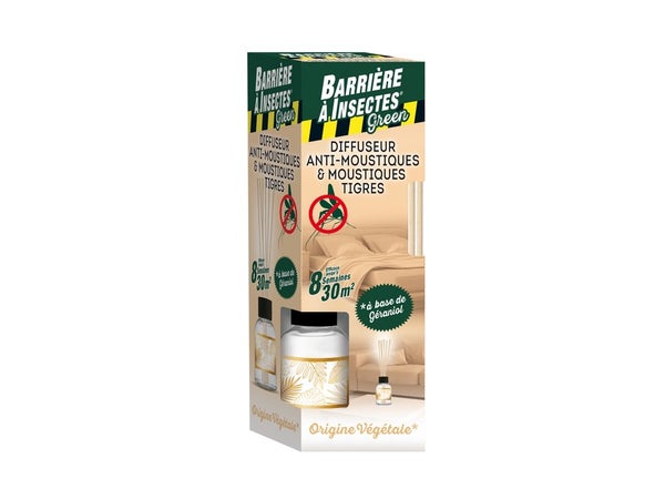 Diffuseur à bâtonnets anti-moustiques BARRIERE A INSECTES, 1 litre