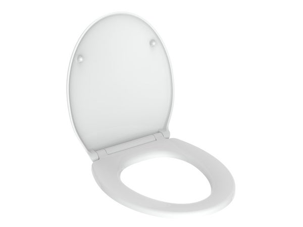 Lunette large WC clipsable PAPADO Blanc Minéral - Fabrication Française