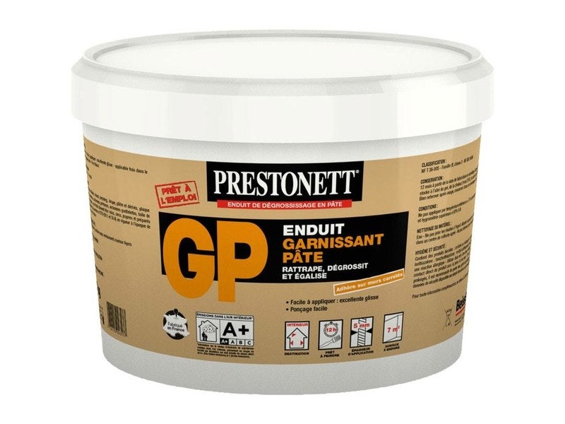 PRESTONETT GRAS À LAQUER 1 Kg - Enduit En Pâte Pour Rénovation De Murs Et Meuble 83914032