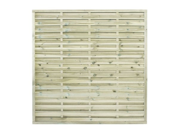 Panneau Bois Occultant Luna, L.180 X H.180 Cm, Naturel