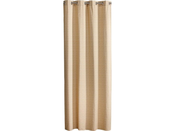Rideau Tamisant, Desert Marbrures Jaune L.140 X H.260 Cm