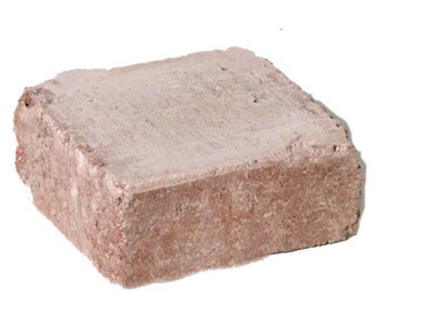 Pavé Béton Caris, Saumon, Ton Pierre L.12.5 Cm X L.12.5 Cm X Ep.40 Mm