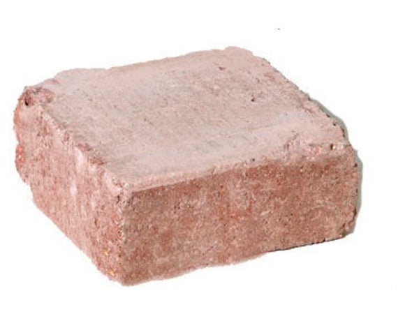 Pavé béton Caris, L.15 cm x L.15 cm x Ep. 60 mm saumon / ton pierre