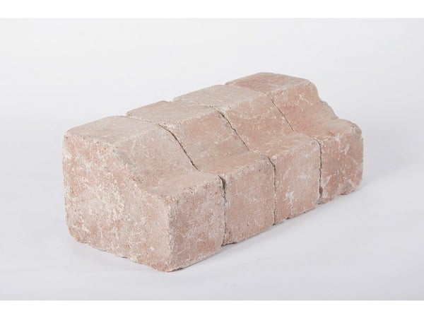 Bordure Droite Caris Béton Saumon, H.15 X L.10 Cm
