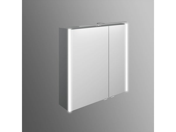 Armoire de toilette, L.73.2 cm, gris métal, Image