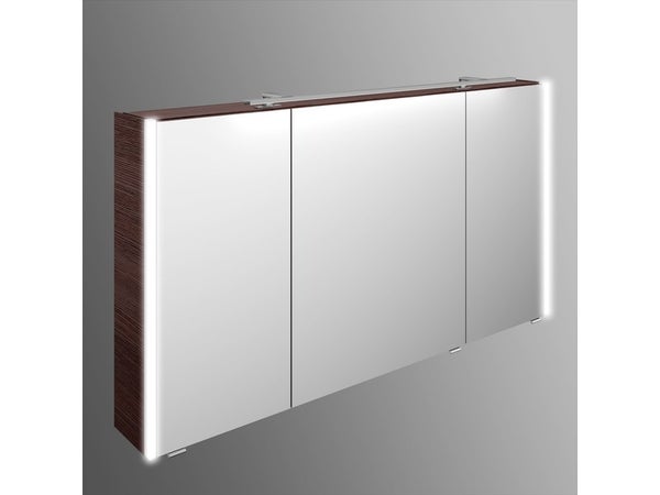 Armoire de toilette lumineuse l. 133.2 cm H. 70.3 cm, brun hanoi Image