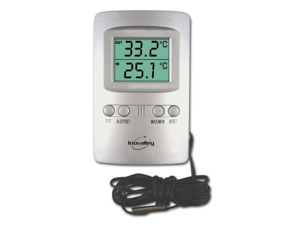 Thermomètre intérieur ou extérieur INOVALLEY T 05