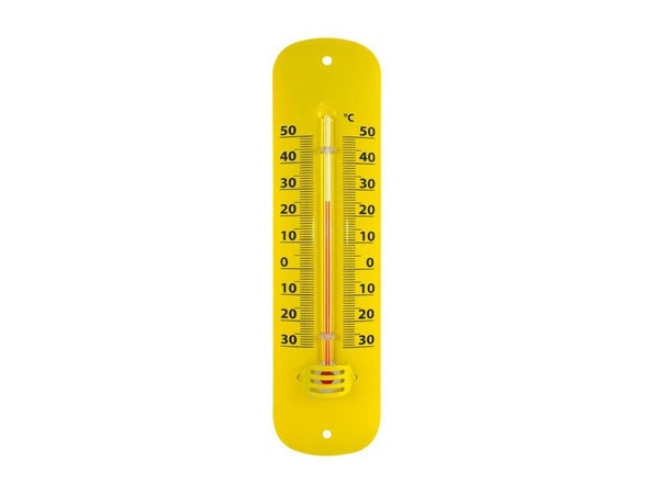 Thermomètre intérieur et extérieur pas cher - Thermo blanc - SCS