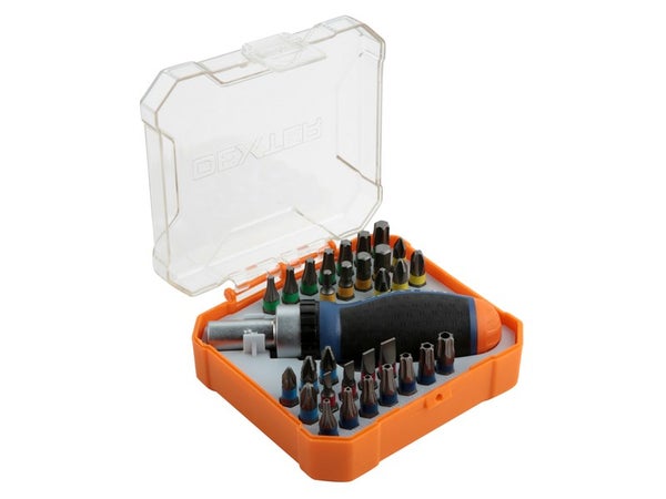 Set De Vissage Mixte En Acier Chrome Dexter, 31 Pièces