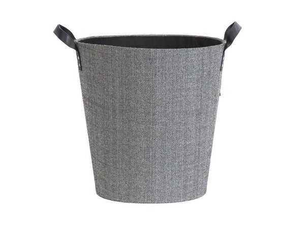 Réservoir à granulés Dama Rond, LE MARQUIER, L.44 x H.45 cm gris foncé