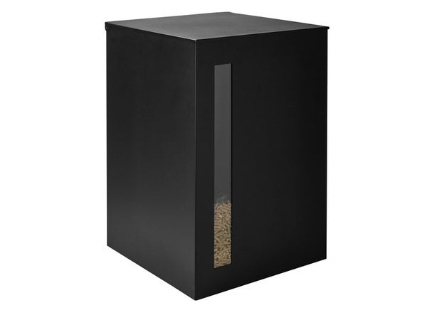 Réservoir à granulés noir, DIXNEUF Titan L.40 X H.63 cm