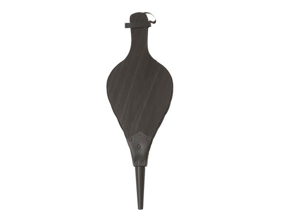 Soufflet bois et simili cuir noir LE MARQUIER Natura noir So1182C13