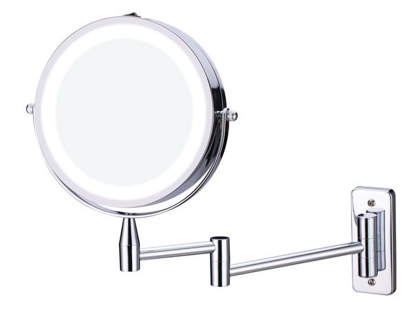 Miroir Grossissant N/A N/A, H.15 X L.15 X P.0.5 Cm, Led Pivotant