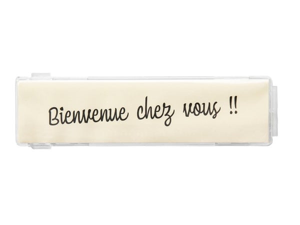 Porte-Nom H.2.8 X L.10.3 Renz, Transparent