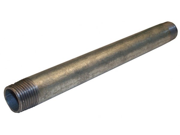 Tube D'Alimentation En Acier Galvanisé, Diam. 27 Mm, En Barre De 0.1 M