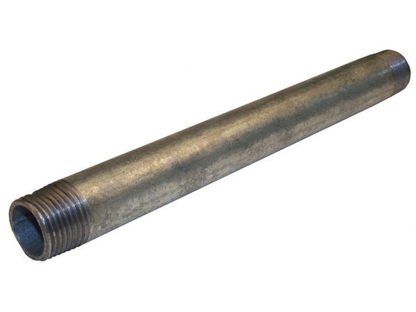 Tube D'Alimentation En Acier Galvanisé, Diam. 27 Mm, En Barre De 0.2 M