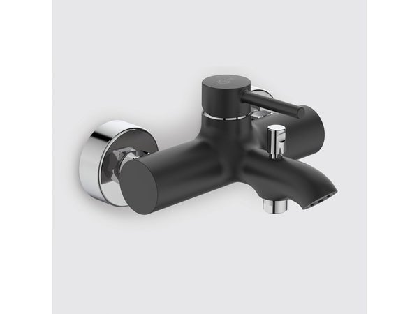 Mitigeur mécanique de baignoire noir mat, IDEAL STANDARD Kolva