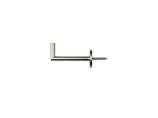 Lot De 2 Gonds Crochet Aluminium Gris Inspire