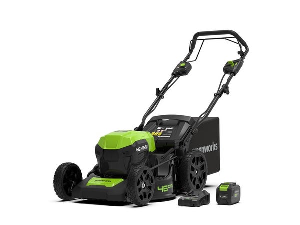 Tondeuse sur batterie GREENWORKS, 48 V, l. 46 cm