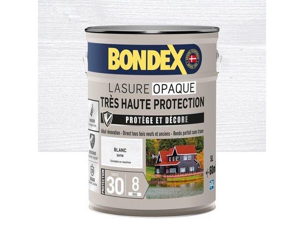 Protection Couleur Bondex Très Haute Protection 8 Ans Satiné 5 L