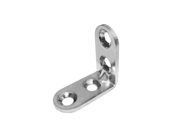 Equerre de chaise en fer zingué, H.3 cm
