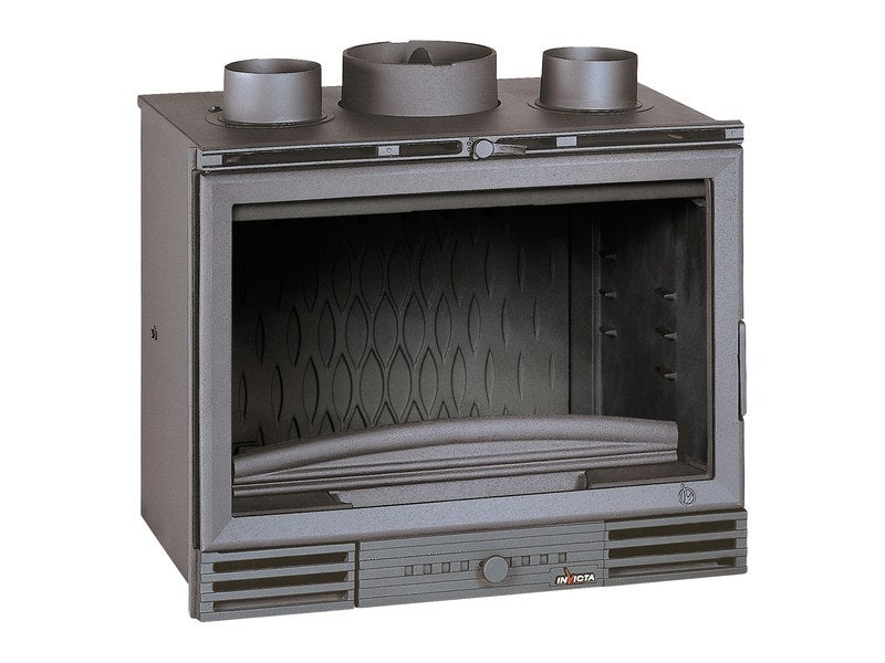 Insert à bois façade droite P947044, INVICTA, 10 Kw