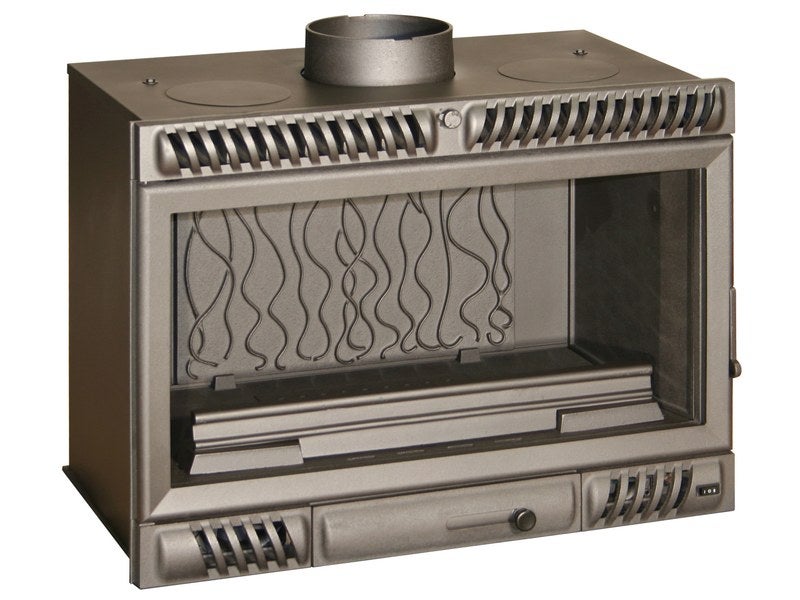 Insert à bois façade droite 6680-44, INVICTA, 18 Kw