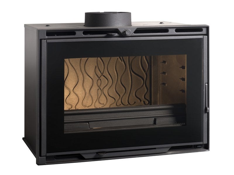 Insert à bois façade droite P967443, INVICTA, 10 Kw
