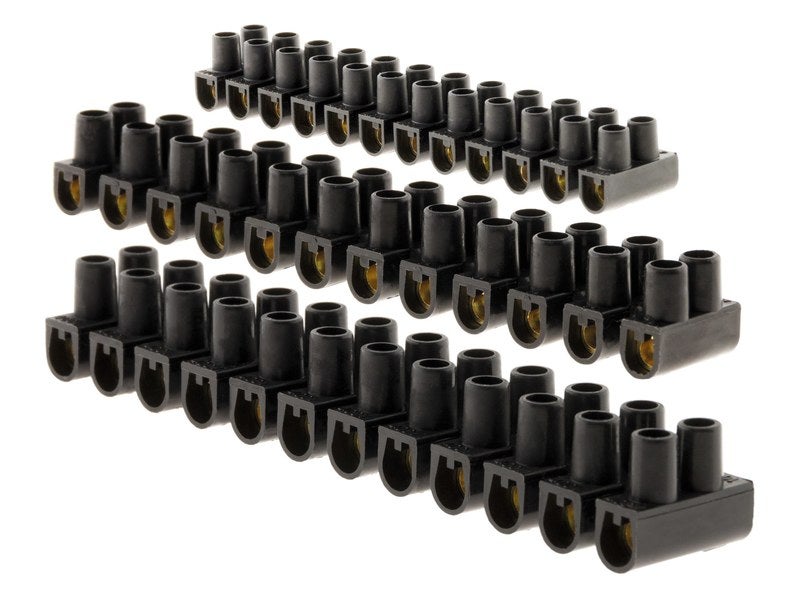 Assortiment de 6 barrettes de dominos électriques rigide, LEXMAN, 2.5 à 16  mm²
