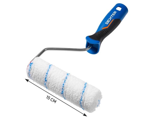 Minirouleau toute peinture pour mur lisse, DEXTER, l.150 mm