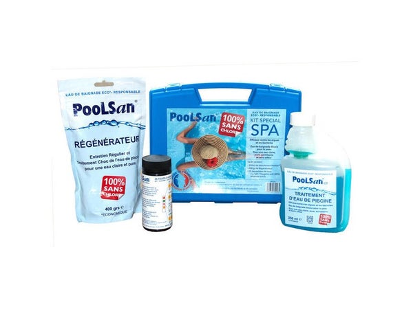 Kit spécial pour spa POOLSAN 100% sans chlore 0.7 kg