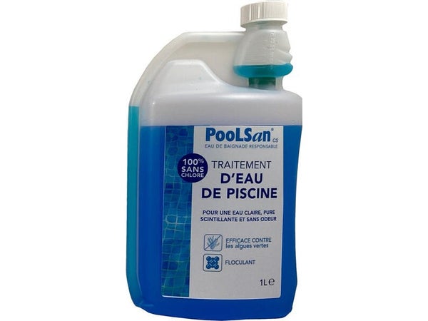 Bouteille doseuse sécurisée pour piscine POOLSAN, 1 L