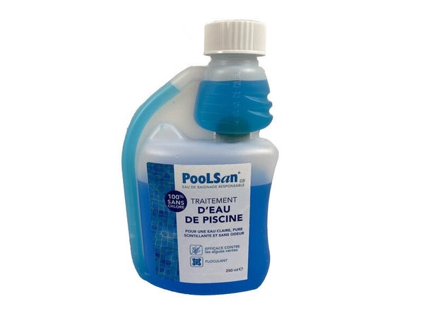 Bouteille doseuse sécurisée pour piscine POOLSAN, 250 ml