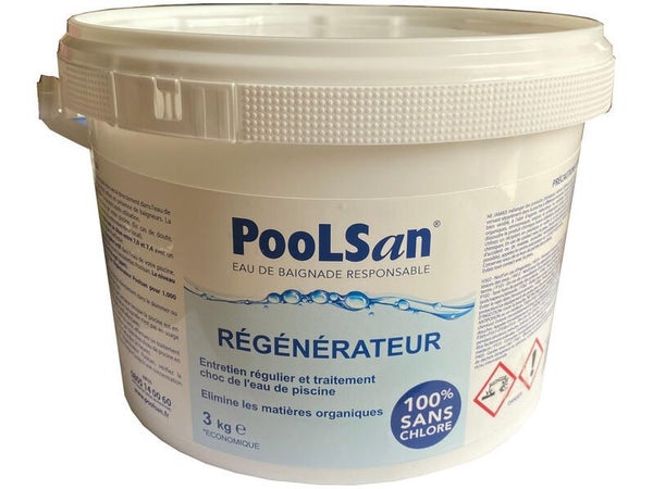 Oxygène actif pour piscine POOLSAN, 3 kg