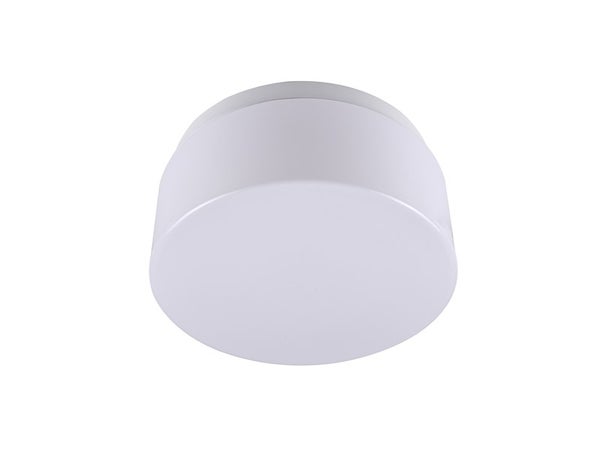 Plafonnier, Essentiel Plastique Blanc 1 Lumière(S) D.25 Cm