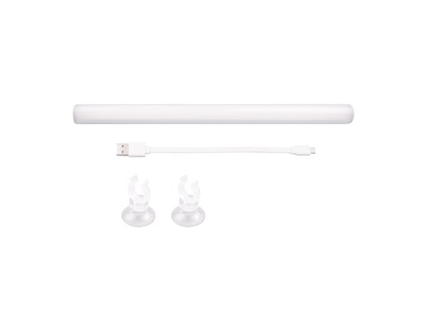 Applique, Essentiel Aluminium Argent Led Intégrée Inspire Lopra Rechargeable Usb