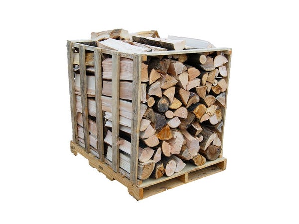 Bois bûches, 1.5 stères, L. 30 cm, charme-chêne-frêne-hêtre-érable-peuplier