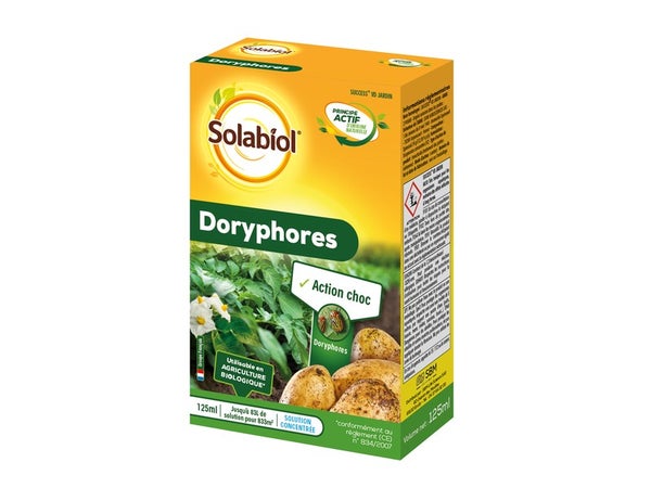 Traitement des insectes doryphores pour potager et verger, SOLABIOL, 125 ml