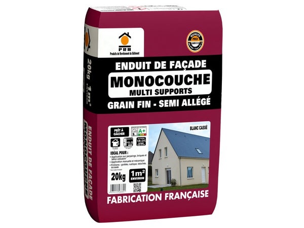 Enduit Monocouche Blanc Cassé Prb 20.081 Kg