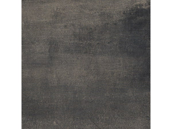 Carrelage Sol Et Mur Intenso Effet Métal Noir Iron L.61 X L.61 Cm