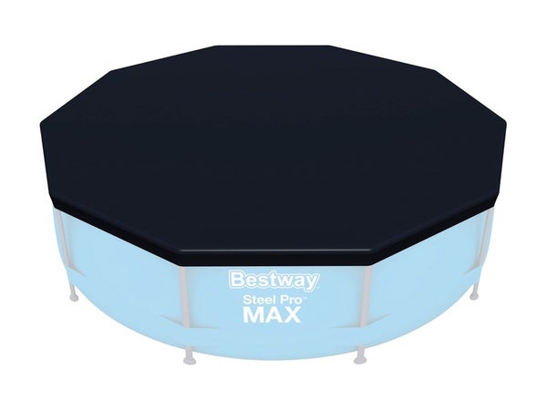 Bâche pour piscine tubulaire ronde, BESTWAY, L.305 x l.305 cm