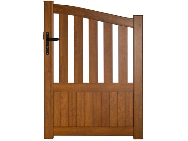 Portillon Battant Naterial Moellan L.100 X H.140 Cm, Imitation Bois