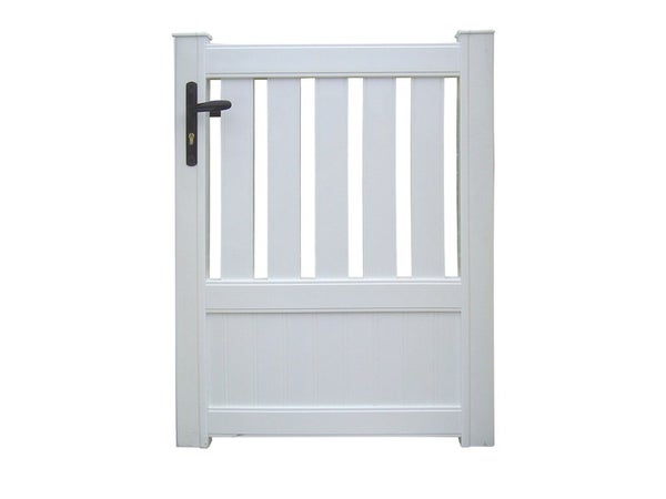 Portillon Battant Naterial Penmarch L.100 X H.135 Cm, Blanc