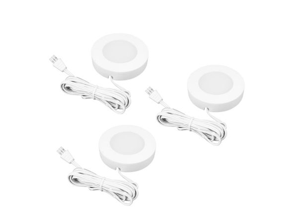 Kit 3 Spots À Encastrer Salle De Bains Bazao, 3 X 2 W, Led Intégrée Blanc Froid
