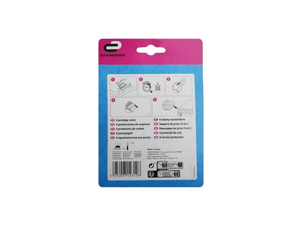 Lot De 4 Protections D’Angle Transparent Standers