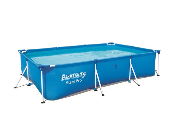 Piscine hors-sol STEEL PRO BESTWAY, L.3 m x l.2,01 m x H. 0,66 m