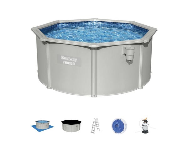 Piscine hors-sol HYDRIUM BESTWAY, L.3 m x l.3 m x H. 1,2 m