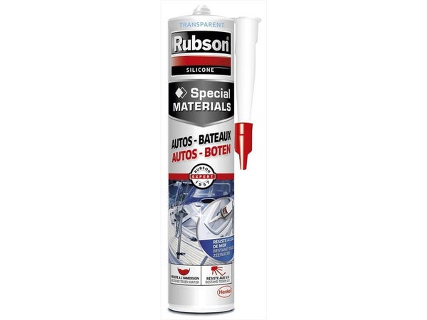 Mastic D'Étanchéité Usage Spécifique Auto&Bateaux Rubson Transparent 280Ml