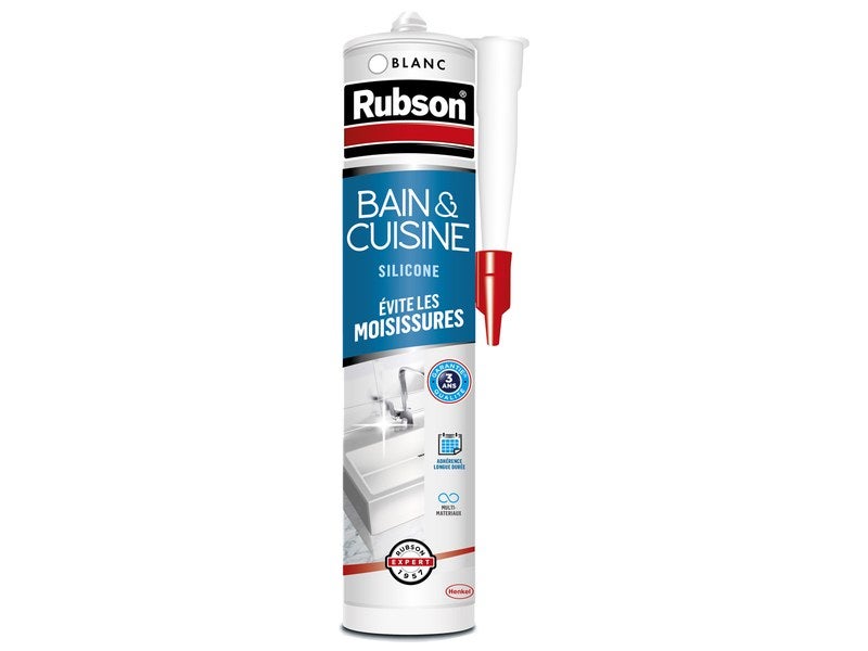 Enlève-Joints Pour Mastic Silicone Rubson Tube 80Ml Blanc